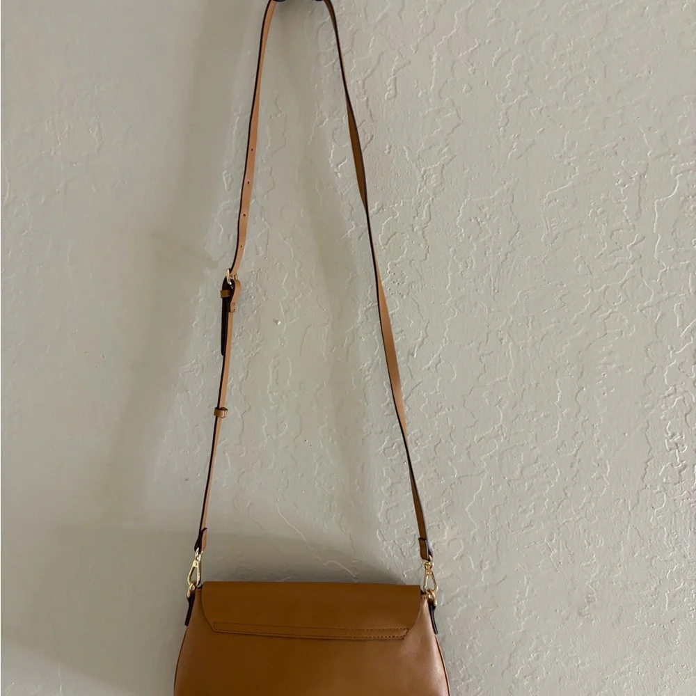 RP Elegant Tan Crossbody Bag